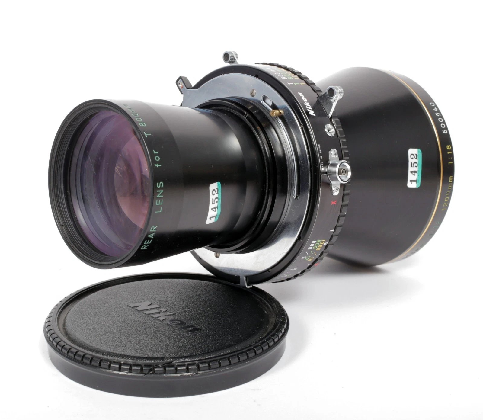 Share Nikon NIKKOR T*ED 800mm F12 Lens in Copal #3 Shutter #1452
